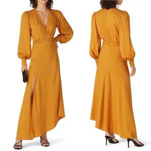 Ronny Kobo Estelle Dress in Mustard Size XS